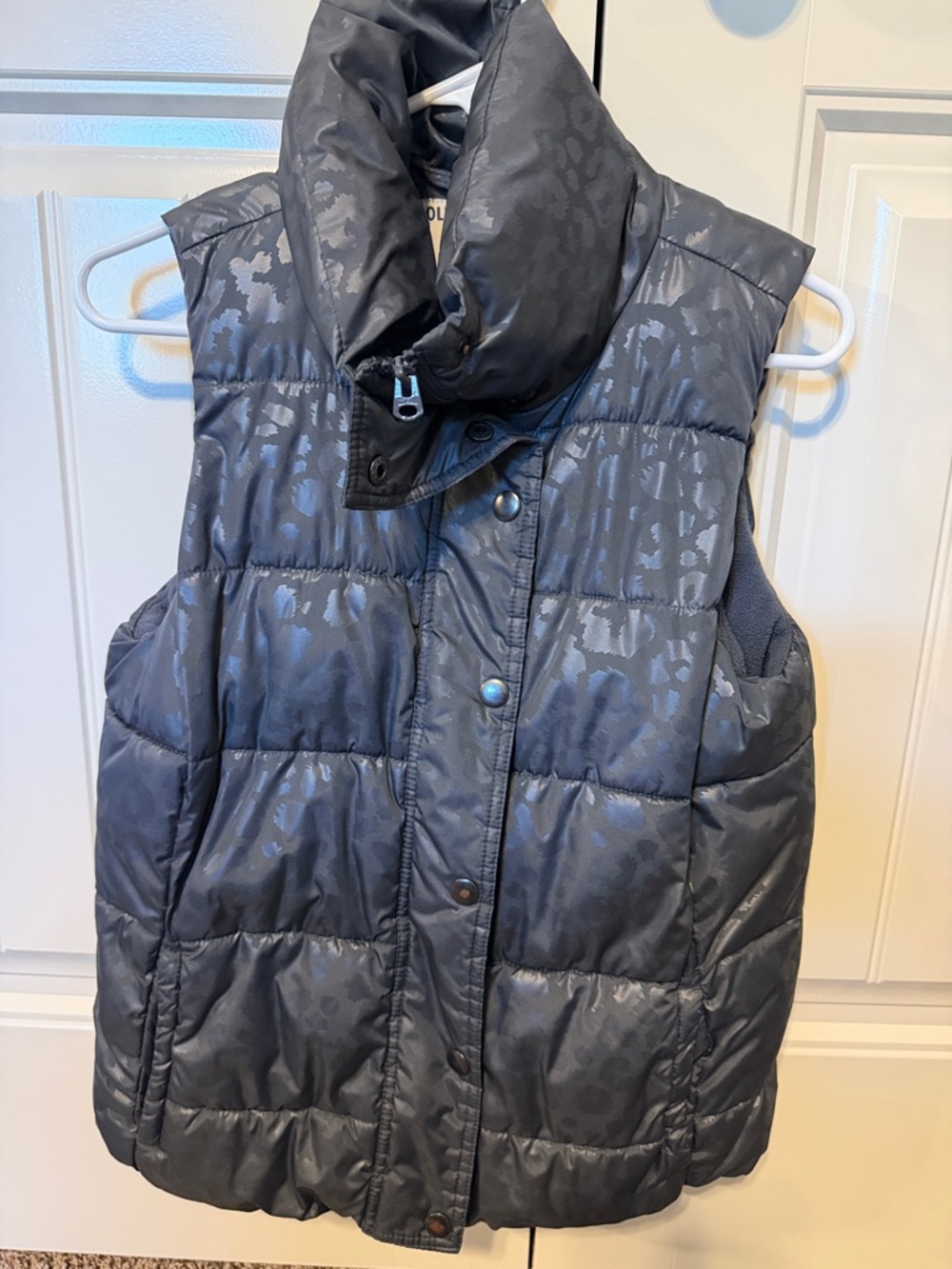 Fleece lined, puffer vest
